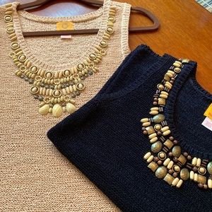 Gorgeous beaded necklines!!!